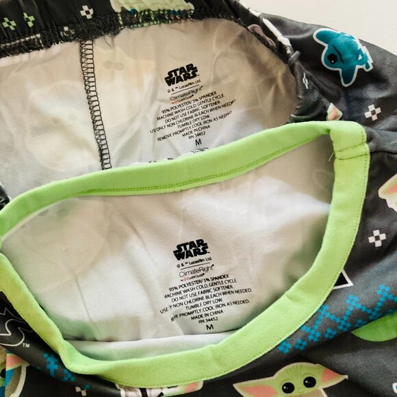 CUDDL DUDS "Star Wars" Boy's 2 Pc Pajama Set NWOT Size M - Picture 2 of 5